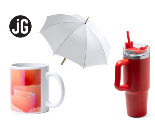 mugs and umbrellas