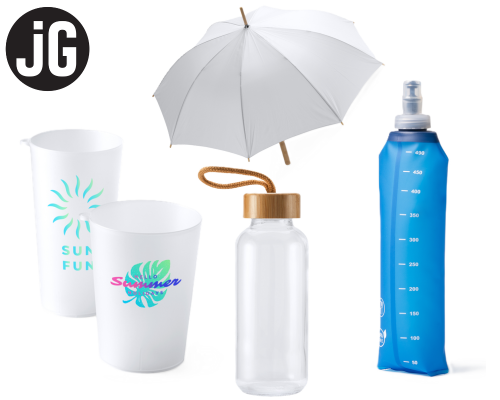 mugs and umbrellas