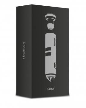 TALKY - Ładowarka USB z zestawem słuchawkowym Bluetooth i młotkiem bezpieczeństwa