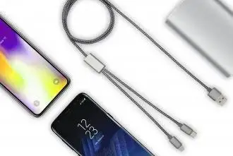 TRIDENT+ - Wzmocniony kabel USB 3 w 1, 1200mm