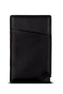 WALLY CARTA - RFID aluminum wallet with leather case