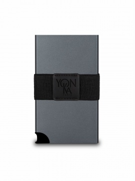 WALLY CARTA - RFID aluminum wallet with leather case