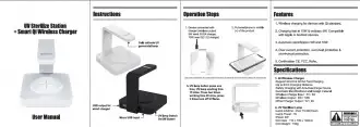Apollo - 2in1 UV Sterilize station & Qi wireless charger