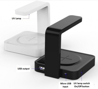 Apollo - 2in1 UV Sterilize station & Qi wireless charger