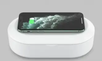 UV CLEANING BOX - 2-in-1 - UV sterilizer & wireless charger