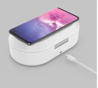 UV CLEANING BOX - 2-in-1 - UV sterilizer & wireless charger