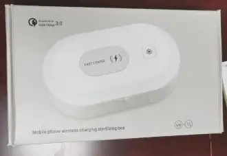 UV CLEANING BOX - 2-in-1 - UV sterilizer & wireless charger