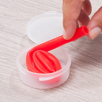 FINGER - Reusable silicone straw