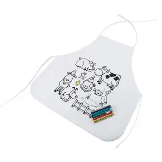 PACHU - Apron with crayons
