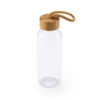 TRILBY -  450ml glass bottle with bamboo cap
