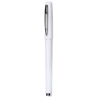 COLOMA - Roller ballpen with metal clip and tip