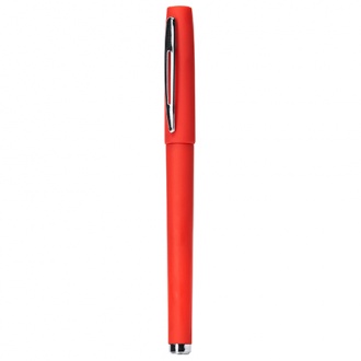 COLOMA - Roller ballpen with metal clip and tip