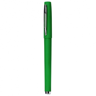 COLOMA - Roller ballpen with metal clip and tip