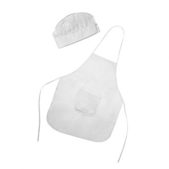 JAMIE - Apron and hat set for children