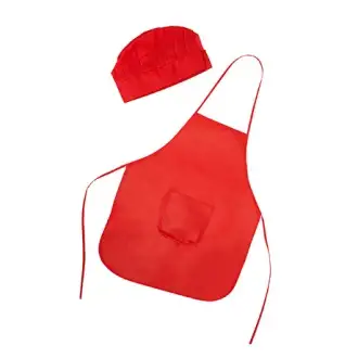 JAMIE - Apron and hat set for children