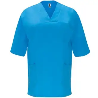 Panacea - Fartuch medyczny unisex z krótkim rękawem