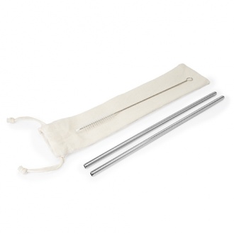 MALOW - set of 2 straws in 304 stainless steel