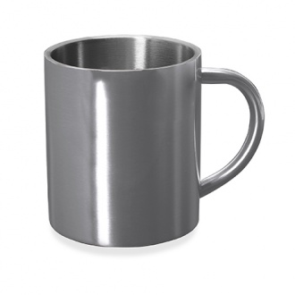 KIWAN - Metal mug 280ml with double wall