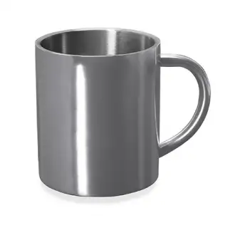 KIWAN - Metal mug 280ml with double wall