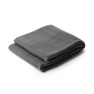 BRANDON - Fleece blanket made from RPET recycled polyester 