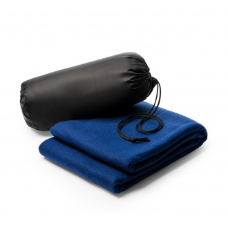BRANDON - Fleece blanket made from RPET recycled polyester 