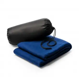 BRANDON - Fleece blanket made from RPET recycled polyester 