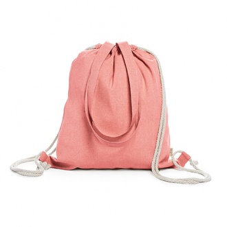 VARESE - Drawstring backpack bag made of 140 gsm recycled cotton