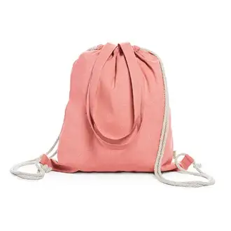 VARESE - Drawstring backpack bag made of 140 gsm recycled cotton