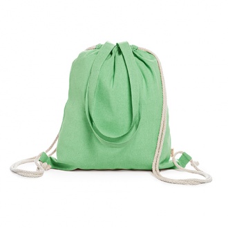 VARESE - Drawstring backpack bag made of 140 gsm recycled cotton