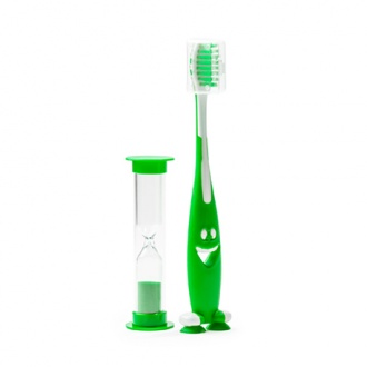 MESLER - Toothbrush set with sand clock
