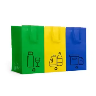 VOLGA - Set of 3 bags for waste sorting