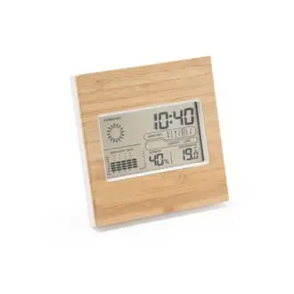 KELVIN - Weather station with bamboo front