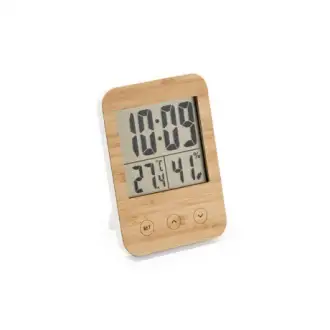 CELSIUS - Weather station with bamboo front