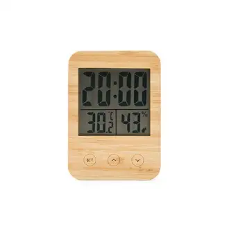 CELSIUS - Weather station with bamboo front