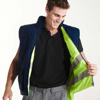 PERSEI - Two-sided high-visibility vest
