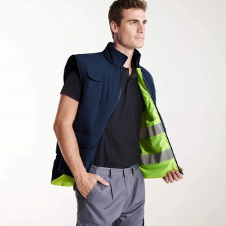 PERSEI - Two-sided high-visibility vest