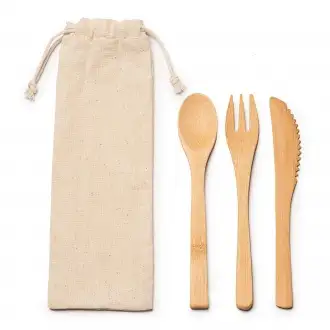 COLMER - Bamboo cutlery set