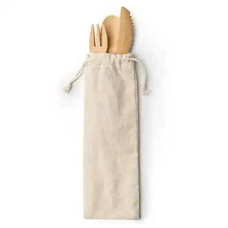 COLMER - Bamboo cutlery set