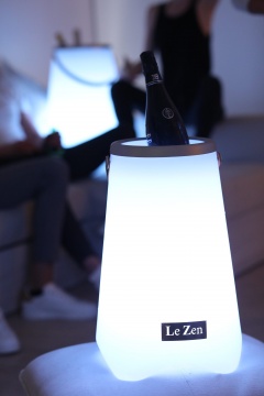LE ZEN S - LED colored lamp & Bluetooth speaker 5W & Wine cooler