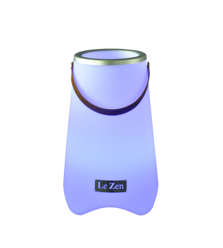 LE ZEN S - LED colored lamp & Bluetooth speaker 5W & Wine cooler