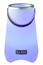 LE ZEN L - LED COLORED LAMP & BLUETOOTH SPEAKER 10W & WINE COOLER 3 BOTTLES