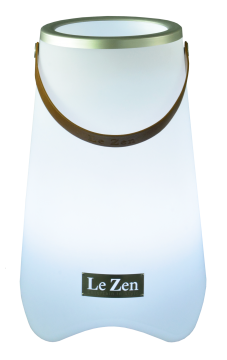 LE ZEN L - LED COLORED LAMP & BLUETOOTH SPEAKER 10W & WINE COOLER 3 BOTTLES