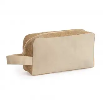 SIENA - Cosmetic bag made of jute and cotton