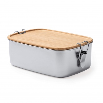 DAIKON - 1L steel lunch box with bamboo lid