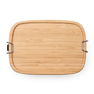DAIKON - 1L steel lunch box with bamboo lid