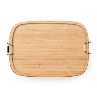 DAIKON - Lunch box 1L ze stali z pokrywką z bambusa