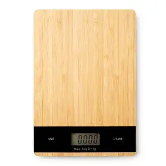 RABIL - Digital kitchen scale with natural bamboo surface