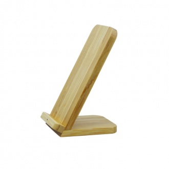 WOODZ STAND - Wooden phone stand with built-in charger