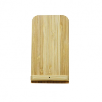 WOODZ STAND - Wooden phone stand with built-in charger
