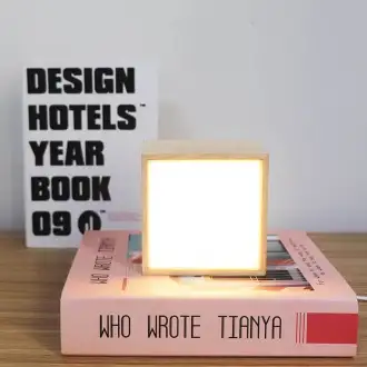 WOODZ WAKE UP - 2W LED Lamp, 100×100×100 mm
